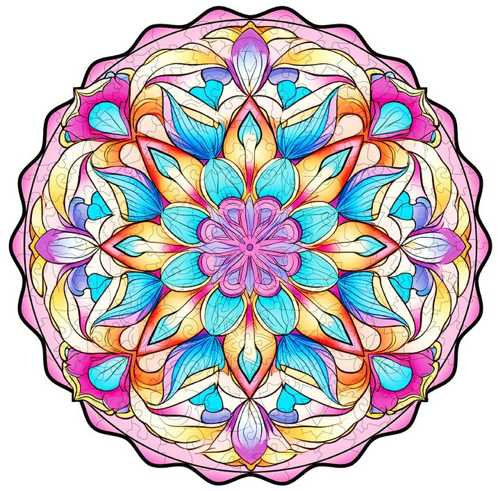 Il Mandala della Mindfulness: un puzzle di vetro colorato Il Mandala della Mindfulness: un puzzle di vetro colorato