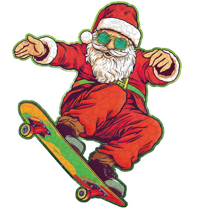 Babbo Natale su ruote: un puzzle natalizio Babbo Natale su ruote: un puzzle natalizio