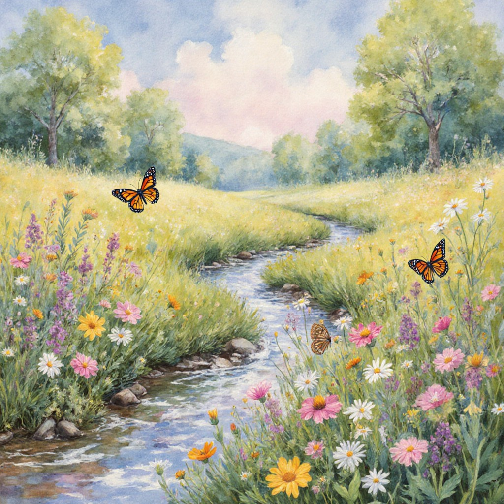 The Charm of Spring Meadows in Jigsaw Puzzle Design